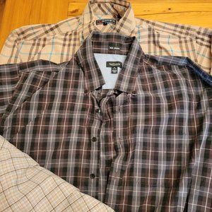 Lot of 3. Men's XL long sleeve button up shirts.
